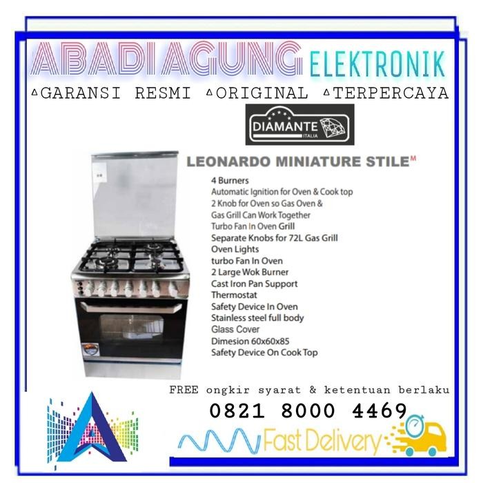 Diamante - Freestanding Cooker Leonardo Niature Stile /Lg 4 Burner