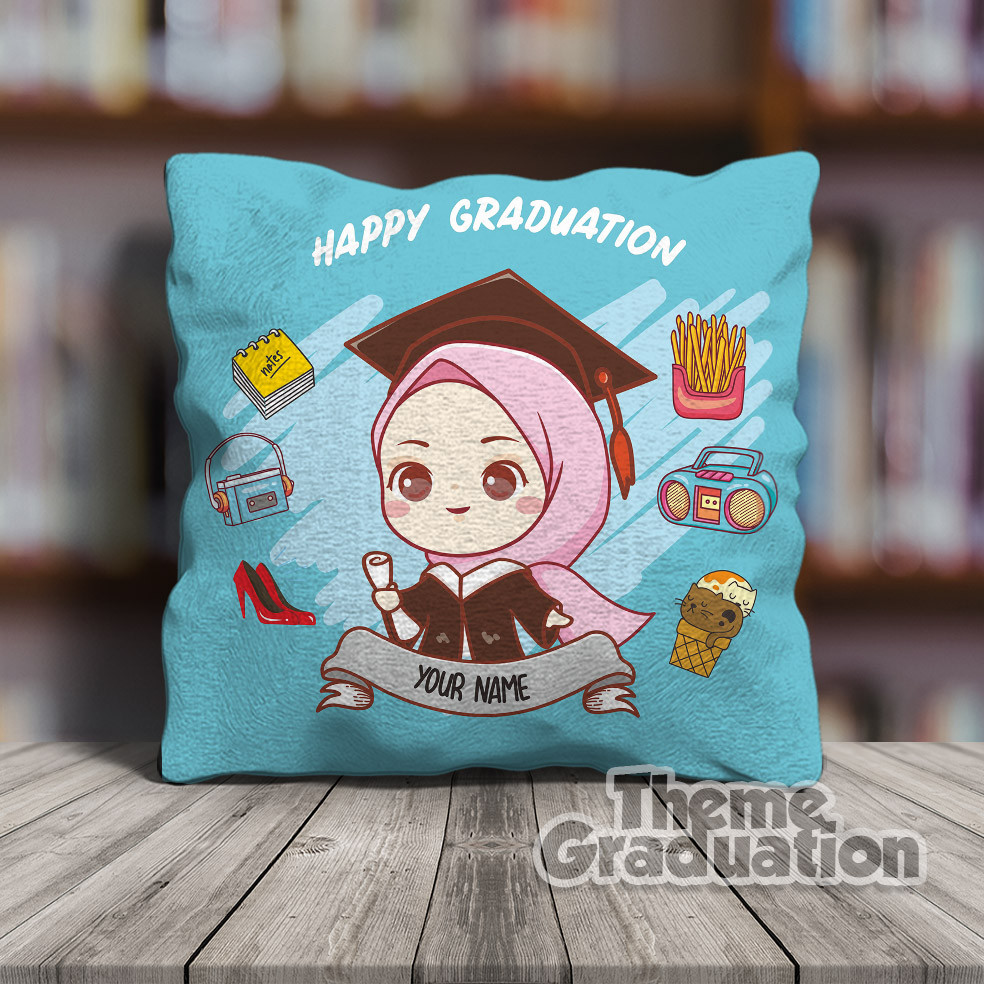 FLASH SALE BANTAL FOTO CUSTOM WISUDA / ANNIVERSARY / GIFT / BIRTHDAY / ULANG TAHUN MURAH