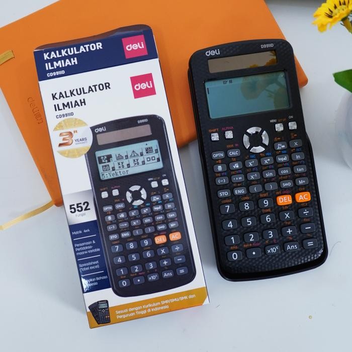 

Atk Creations - Deli Scientific Calculator Kalkulator Ilmiah 552 Fungsi Cd991Id