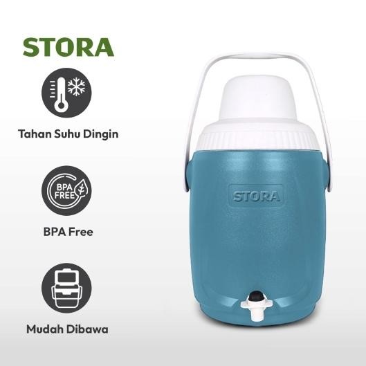 

DispenserWadahTempatMinumanDingin5LiterWaterCoolerJugStora