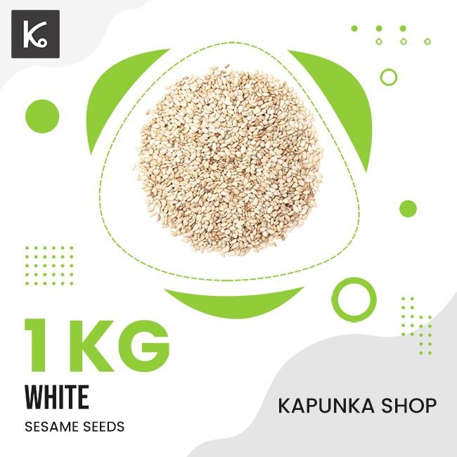 

Sesame seeds white roasted/ wijen putih panggang 1kg