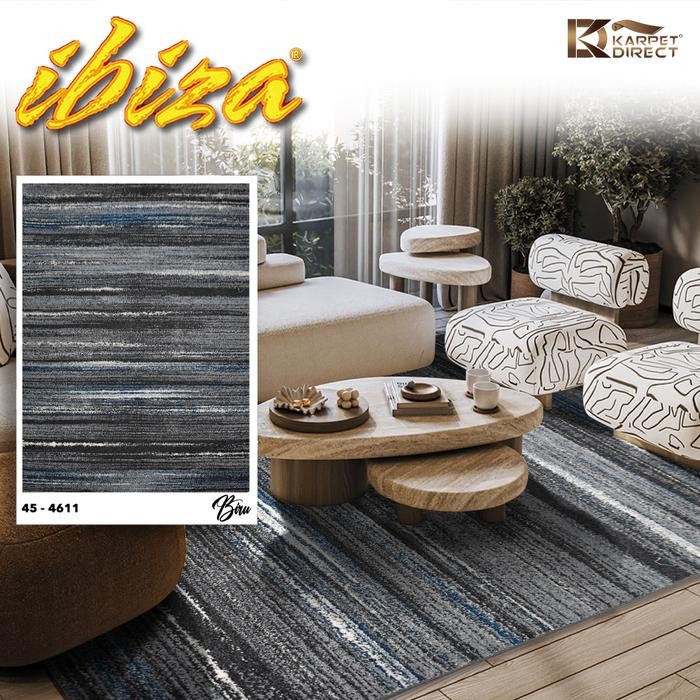 [Karpet Direct] Ibiza Karpet (Biru) 167x225 cm - Kode 45-4611