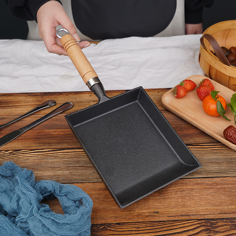 Tamagoyaki Wajan Omelet Datar Anti Lengket Wajan Penggorengan Telur Tamagoyaki Anti Lengket Steak Je