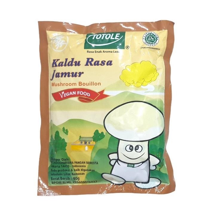 

Barang Terlaris Kaldu Penyedap penambah rasa Jamur Mushroom Bouillons Powder Totole (Bundle 5 x 80
