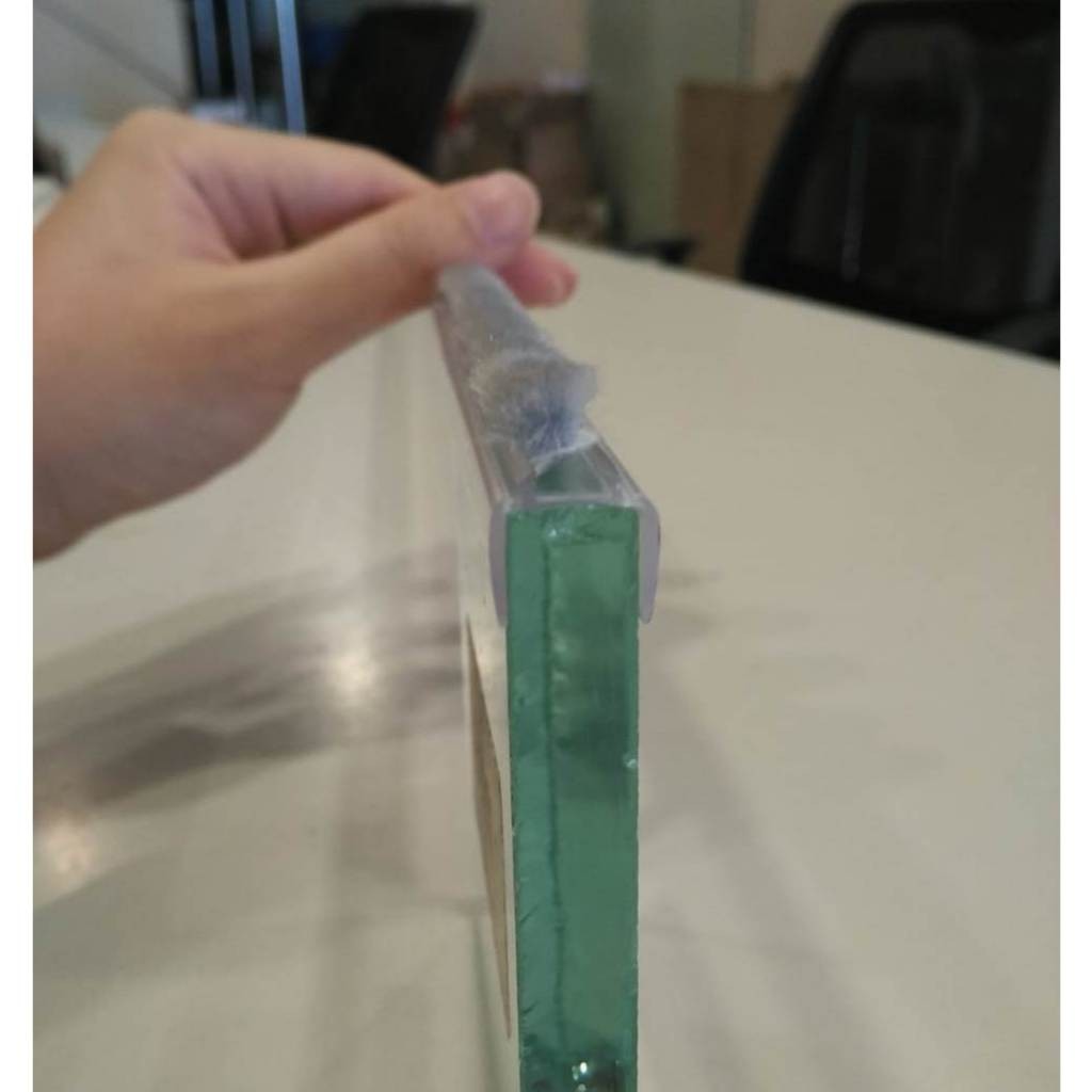 Klip Seal Kaca Mohair Bulu 300 Cm Mohair Clip Seal Pintu Kaca Sliding Uk 3 Meter