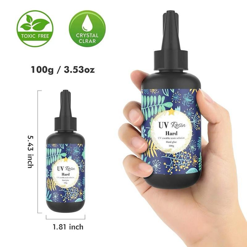 Resin UV Bening/ UV Resin Hard/ Resin UV DIY - 60/100/200g