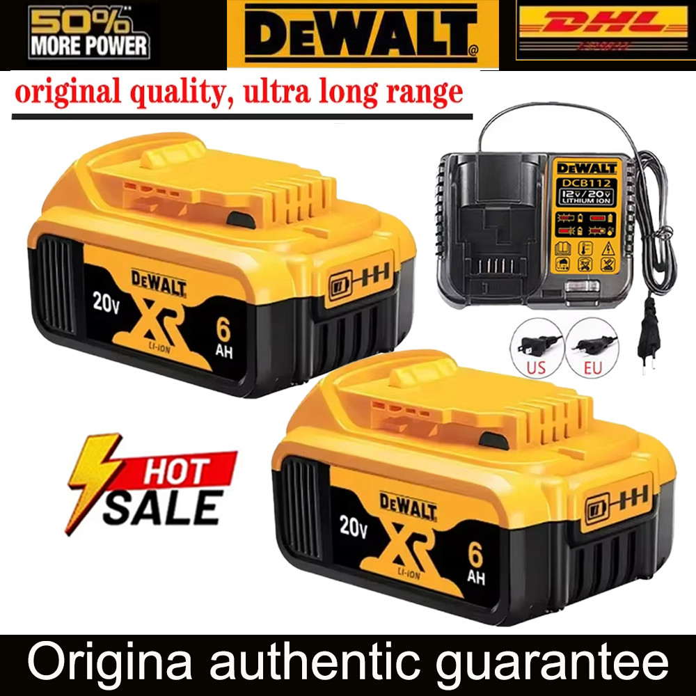 High Rate 100% Genuine Dewalt 20V Battery, Dewalt Dcf900 Electric Tool Battery 2Ah 5Ah 6Ah