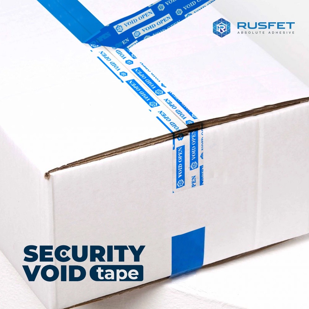 Lakban Segel Security VOID OPEN Biru