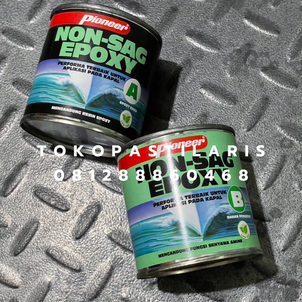 LEM EPOXY PIONEER 2 KOMPONEN NON SAG 800gr / LEM SERBAGUNA (KAPAL KAYU BESI)