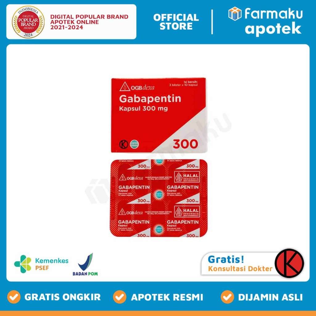 Gabapentin 300 mg Dexa Blister 10 kapsul - TMG