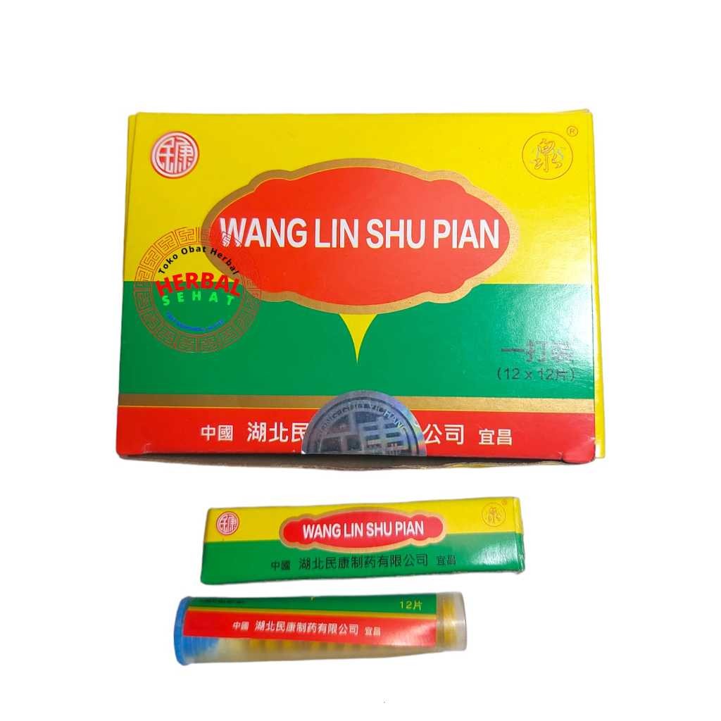 

Wang Lin Shu Pian 1 Box Isi 12 Botol Huang Lian Su Tablets Obat Sakit Perut PREMIUM