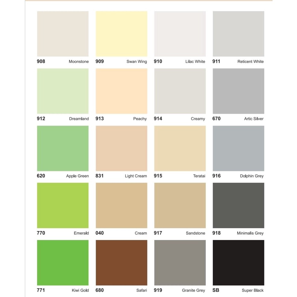 Avitex Gold Cat Tembok Interior & Exterior 5 Kg Avian