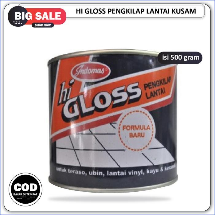 Baru Hi Gloss Pengkilap Pembersih Poles Lantai Vinyl Ubin Teraso Semen Kayu Marmer Murah Paint