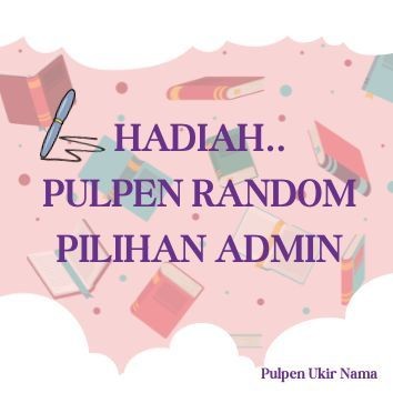 

Hadiah pulpen tiap pembelian Rp 150k (tidak berlaku kelipatan)