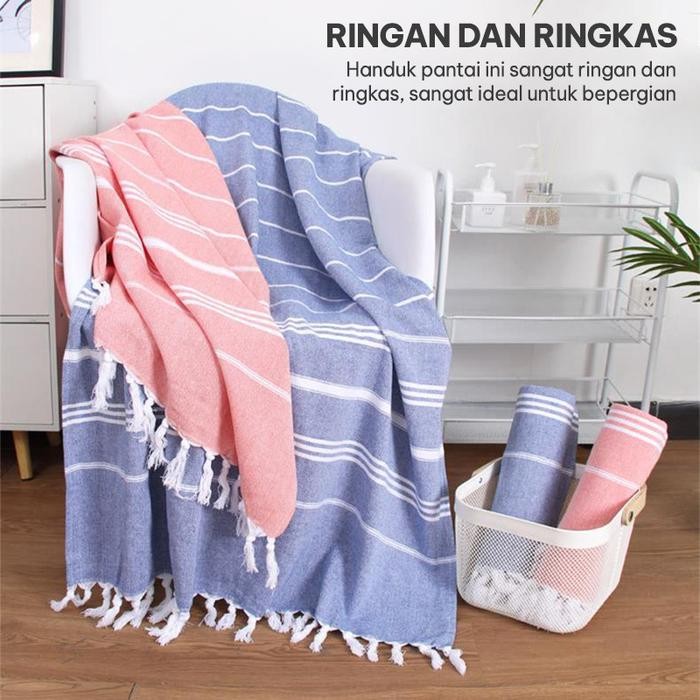 [COD] Handuk jumbo pantai kelas / Handuk / handuk pantai cantik bgt /Handuk Pantai Rumbai Gaya Turki