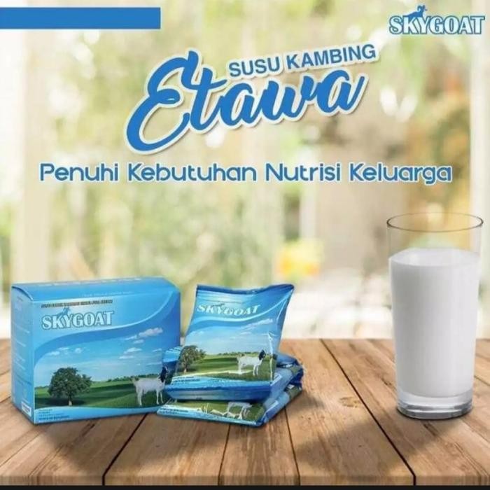 

BARANG TERLARIS ( Paket 4 ) Susu Kambing Etawa Skygoat Asli BPOM Milk Dairy