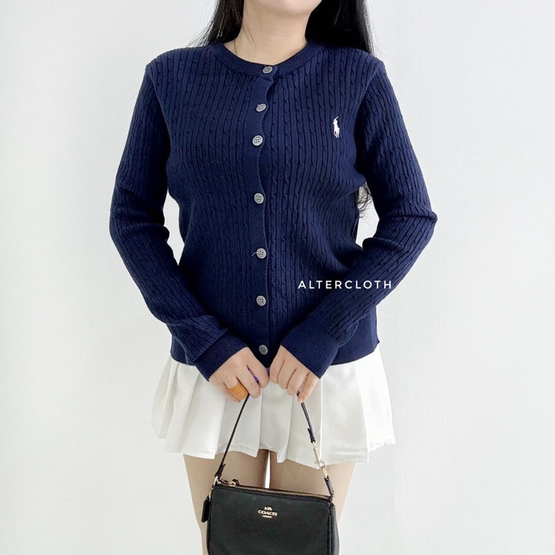 alter.cloth - OLLE CARDI Atasan Wanita Lengan Panjang Longsleeve Kardigan Korea Fashion Knitwear