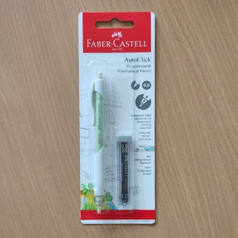 

Pensil Mekanik 0,5 Set Faber Castell 533894 AutoClick Mechanical Pensil 0.5