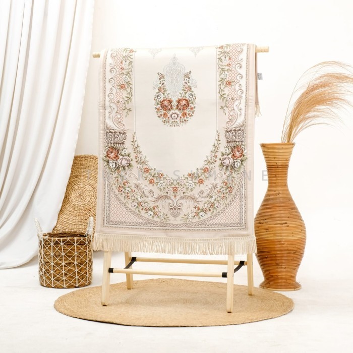 Sajadah Import Turki Satin Bordir/Sajadah Turki Tebal Mewah Mahar Best Seller