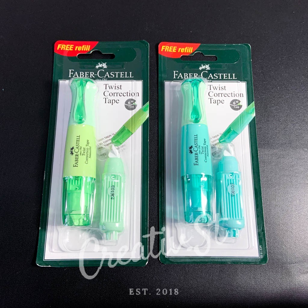 

FABER CASTELL Twist Correction Tape Tip Ex Tip-Ex Kertas