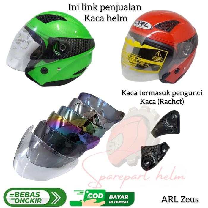 Kaca helm ARL Zeus Visor helm ARL Zeus