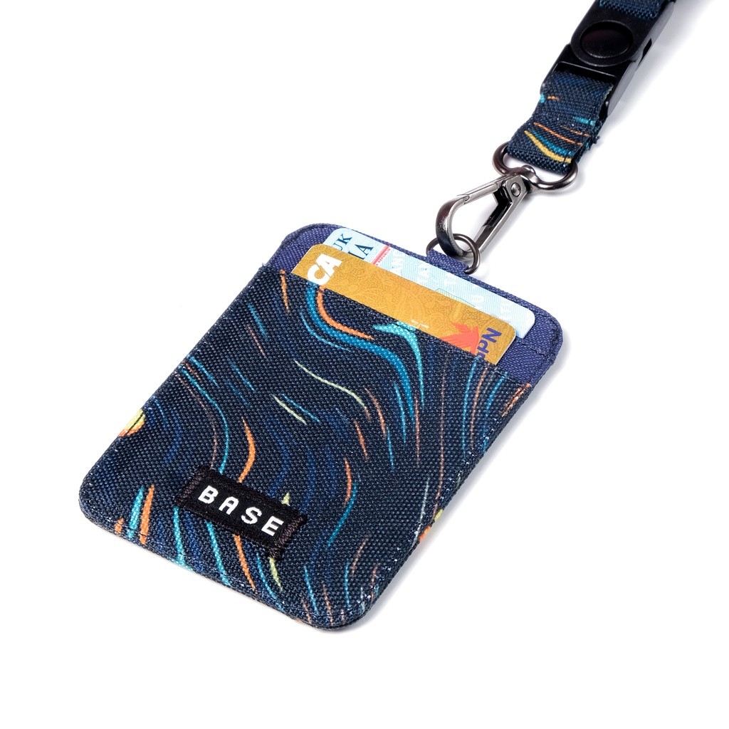 

BASE GOODS - Gantugan ID Card Holder Kantor Kasual Name Tag Lanyard Pria Wanita