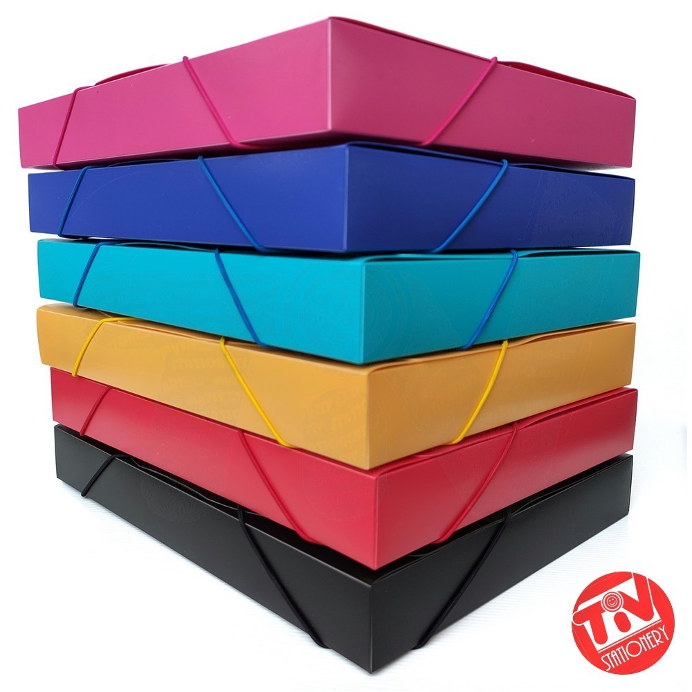 

Data Bag Daiichi Hard Case Elastic Band A4 40 mm