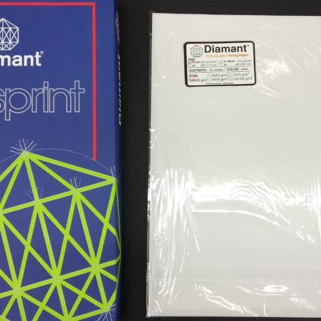 

Kertas Kalkir F4 Tracing Paper Diamant 80 Gram Isi 50 Lembar