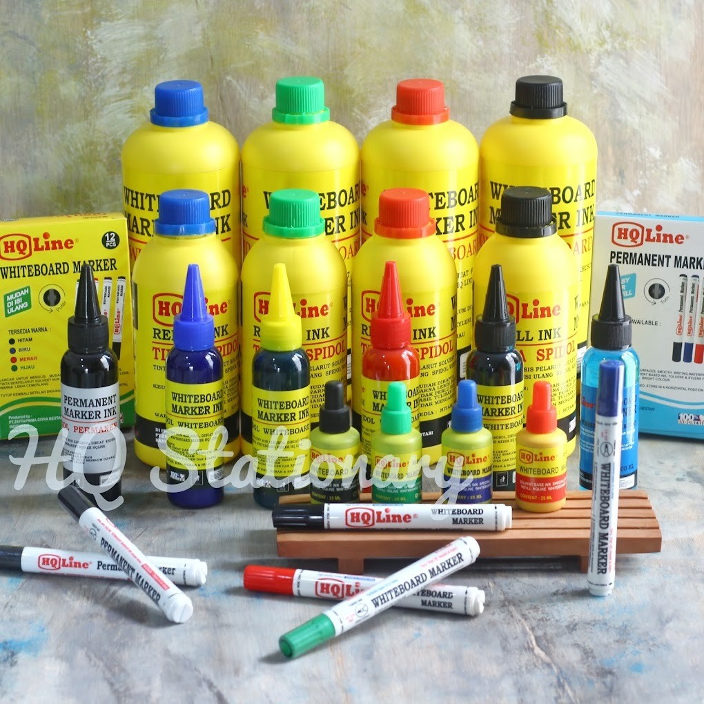 

Tinta Isi Ulang Spidol White Board HQ Line 100 ml (BISA DIHAPUS)