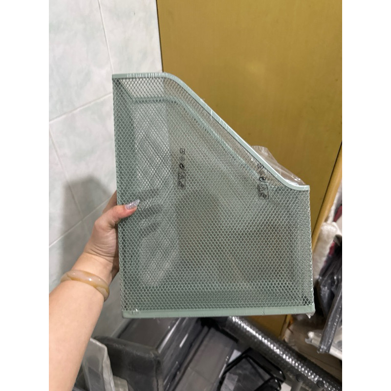 

[READY SIAP KIRIM] Dronjons File organizer set 2 pcs/Box File Tempat Majalah Organizer Baja, file