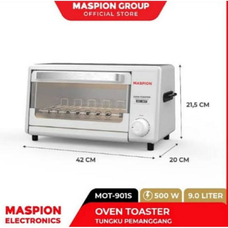 Oven Toaster Maspion MOT 901 Oven Maspion 901 Oven Panggang Maspion Oven Kecil Maspion Mot 901s 901