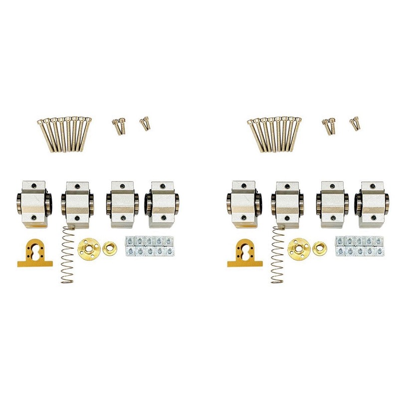 ABRU-2Set CNC 3018 Pro SCV10VUU Bearing 12Mm 10Mm For CNC3018 T8 Screw Lead 4Mm Diameter 12Mm For CN