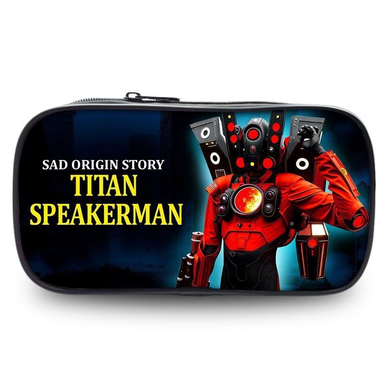 

Skibidi toilet- pensil bag/kotak pencil// tas pensil spikerman-tv man skibiditoilet