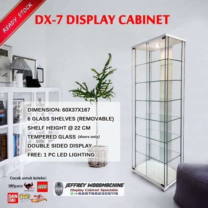 LEMARI RAK PAJANG KACA KOLEKSI TUMBLER STARBUCKS TUPPERWARE