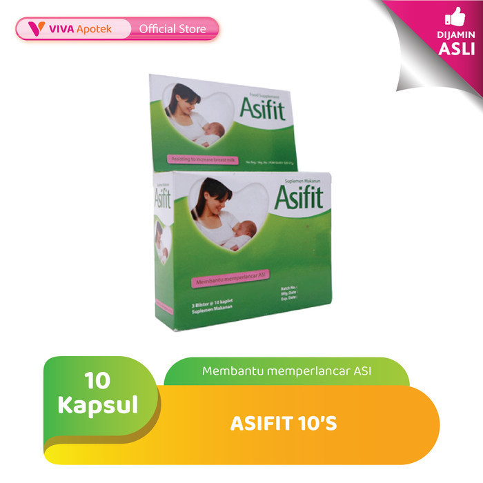 ASIFIT UNTUK MEMBANTU MEMPERLANCAR ASI (10 KAPSUL)