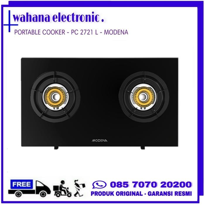 MODENA PC2721L LM KOMPOR GAS PORTABLE COOKER PC2721LM PC-2721L 2721LM