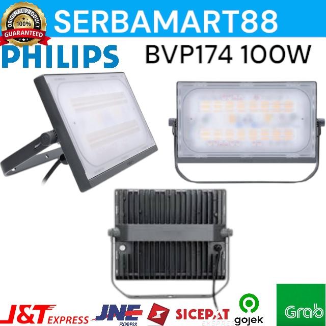 PHILIPS BVP 174 100W PUTIH - LAMPU SOROT PHILIPS BVP174 5700K 100 WATT