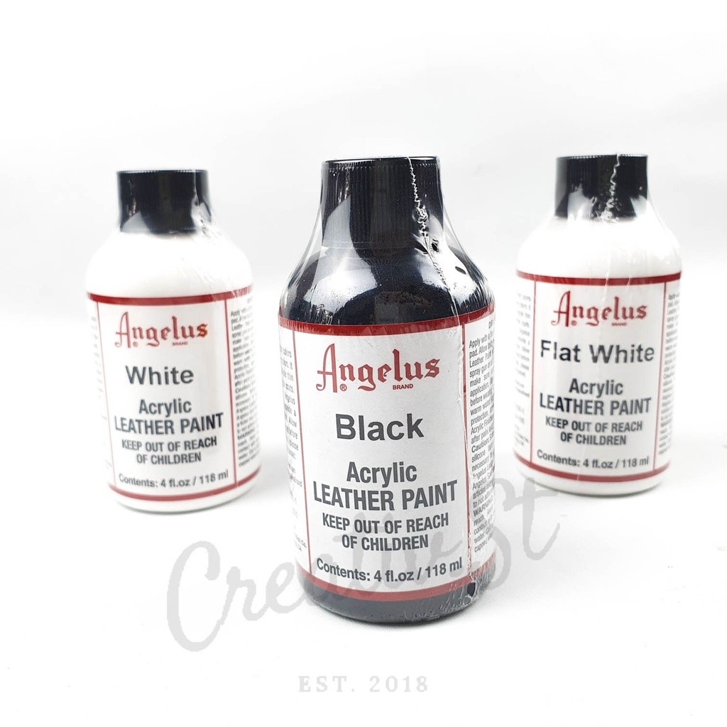 

ANGELUS Acrylic Leather Paint 4Oz 118Ml Cat Sepatu Kulit Midsole