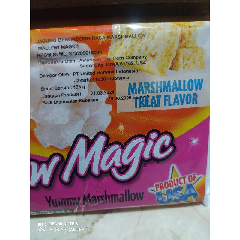 

POP CORN JOLLY TIME RASA MALLOW MAGIC