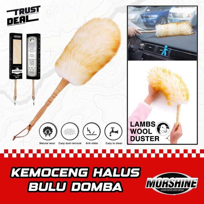 KEMOCENG BULU DOMBA Halus Pembersih Rumah Kemoceng Mobil MORSHINE