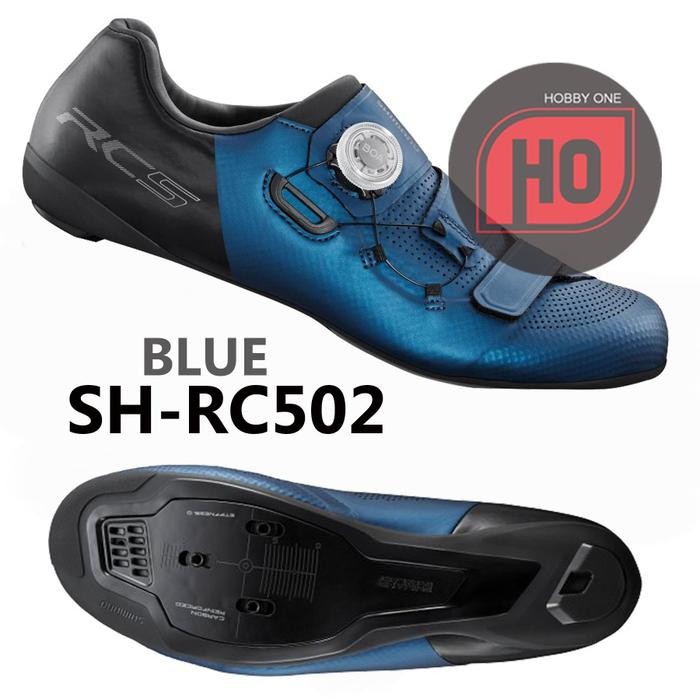 Diskon Shimano Rc5 Sh-Rc502 Blue Wide - Sepatu Cleat Road Bike
