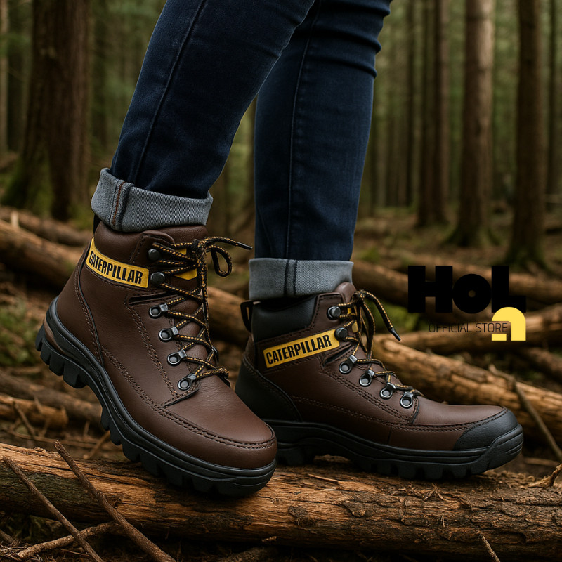CUCI GUDANG SEPATU SAFETY PRIA CATERPILLAR - SEPATU SAFETY BOOTS PRIA WANITA - SEPATU KERJA SAFETY