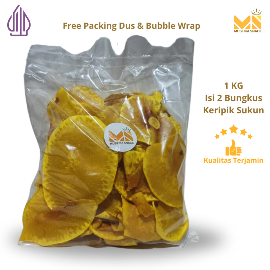 

WHYN!! 1Kg Keripik Sukun Premium Renyah Gurih Original Cemilan Tradisional Best Seller