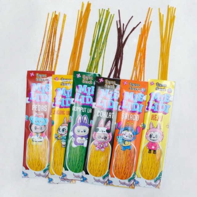 

WHYN!! [bisa custom] 50 PCS MIE LIDI 6 RASA PAKET USAHA LAGOA SNACK ECER 1000 UNTUNG BANYAK