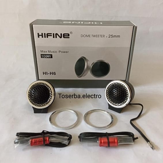 PREMIUM Tweeter Soft Dome Hifine H1 H6 Pro series audio mobil