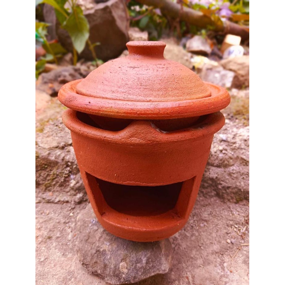 PREMIUM Tungku Serabi Gerabah Tanah Liat Anglo Surabi Tanah Liat Gerabah Tungku Cetakan Surabi Tanah