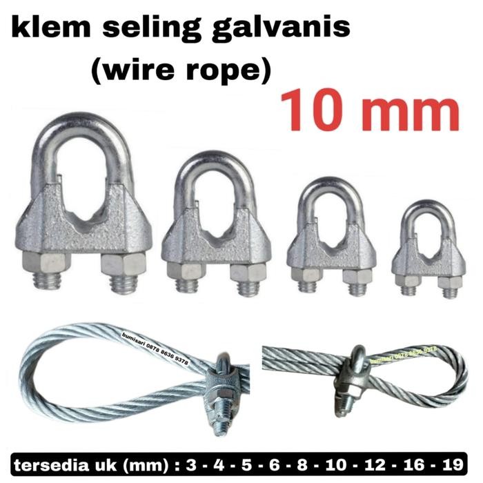 PREMIUM klem seling 10mm/ klem seling / Klem seling murah