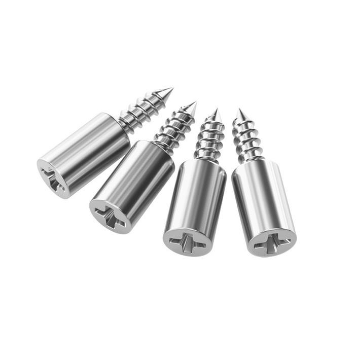 PREMIUM COSY Ambalan Kayu Besi Bulat Sekrup Siku Penyangga Rak Lemari / Ambalan Kaca Bulat / Ambalan