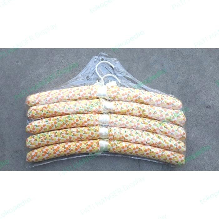 PREMIUM 5pcs Hanger Gantungan Baju Busa Satin Display Pakaian