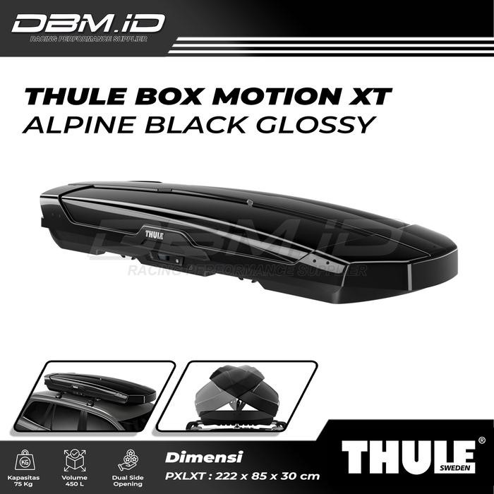 Roof Box Thule Motion Xt 700 Alpine Slim Gloss Black Promo